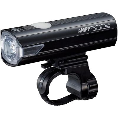 Cateye AMPP 500S USB Ładowalne światło przednie - Czarny - Oświetlenie rowerowe Cateye AMPP 500S USB Ładowalne światło przednie - Czarny - Oświetlenie rowerowe