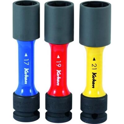 Koken 14201M - Radmuttern-Steckschlüsselsatz 3-teilig 1/2" Koken 14201M - Radmuttern-Steckschlüsselsatz 3-teilig 1/2"