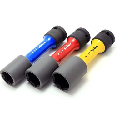 Koken 14201M - Radmuttern-Steckschlüsselsatz 3-teilig 1/2" Koken 14201M - Radmuttern-Steckschlüsselsatz 3-teilig 1/2"