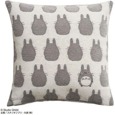 Coussin gris Totoro Studio Ghibli - 45x45cm - Licence officielle - Publicité Coussin gris Totoro Studio Ghibli - 45x45cm - Licence officielle - Publicité