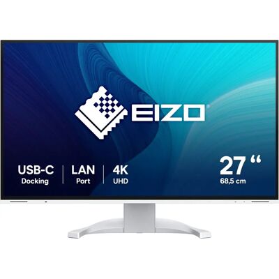 Eizo FlexScan EV2740X - 27" 4K IPS Hvid - Skærm Eizo FlexScan EV2740X - 27" 4K IPS Hvid - Skærm