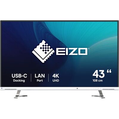 EIZO FlexScan EV4340X - 4K Monitor - Hvid EIZO FlexScan EV4340X - 4K Monitor - Hvid