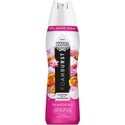 Imperial Leather Foamburst Body Wash - Lychee And Lotus Flower - 200ml Imperial Leather Foamburst Body Wash - Lychee And Lotus Flower - 200ml