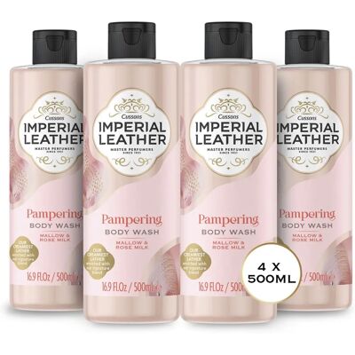 Imperial Leather - Pampering Shower Gel - Mallow & Rose Milk Imperial Leather - Pampering Shower Gel - Mallow & Rose Milk