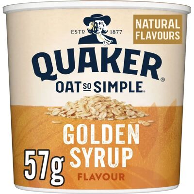 Quaker Oat So Simple Golden Syrup Pot - 8 Pack Quaker Oat So Simple Golden Syrup Pot - 8 Pack