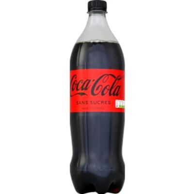 Coca-Cola Zéro Sucre 6x1.25L Bouteilles - Soda - Publicité Coca-Cola Zéro Sucre 6x1.25L Bouteilles - Soda - Publicité