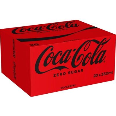 Coca-Cola Zero 33cl - Läsk Coca-Cola Zero 33cl - Läsk
