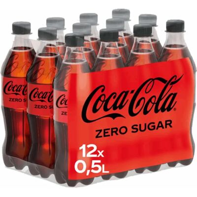 Coca Cola Zero Zwart 500ml - Frisdrank Coca Cola Zero Zwart 500ml - Frisdrank