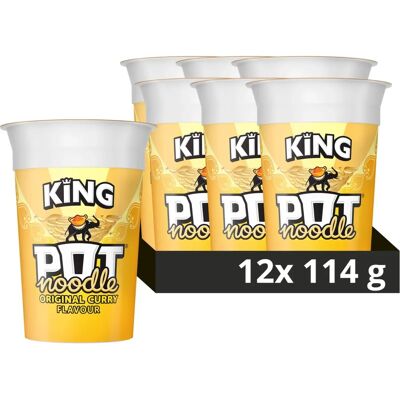 Pot Noodle - Original Curry - 12x90g - Instant Noodles Pot Noodle - Original Curry - 12x90g - Instant Noodles