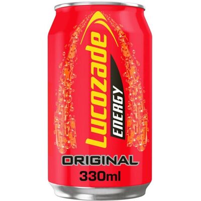 Lucozade Energy Drink Original - 330ml - Pack 24 Lucozade Energy Drink Original - 330ml - Pack 24