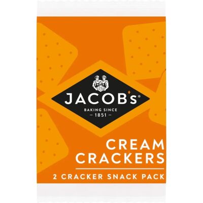 Jacobs - Cream Crackers - Mini Pack - 168x2 - Crackers Jacobs - Cream Crackers - Mini Pack - 168x2 - Crackers