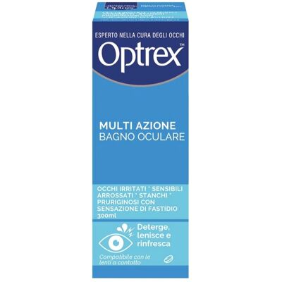 Reckitt Benckiser H.(It.) Spa Optrex - Bagno Oculare Multi Azione 300ml - Sollievo Immediato Reckitt Benckiser H.(It.) Spa Optrex - Bagno Oculare Multi Azione 300ml - Sollievo Immediato