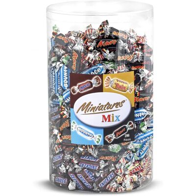 Mars Model - Blandet Mini Chokolade - Slik 3kg Mars Model - Blandet Mini Chokolade - Slik 3kg
