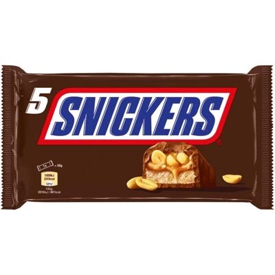 Snickers 5000159452540 - Chocolat au lait - Barre chocolatée - Publicité Snickers 5000159452540 - Chocolat au lait - Barre chocolatée - Publicité