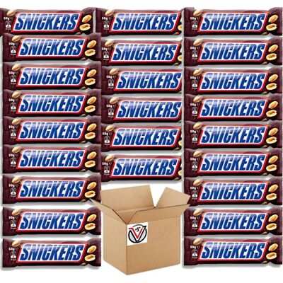 Snickers 50g - Chocolate Bar Pack of 24 Snickers 50g - Chocolate Bar Pack of 24