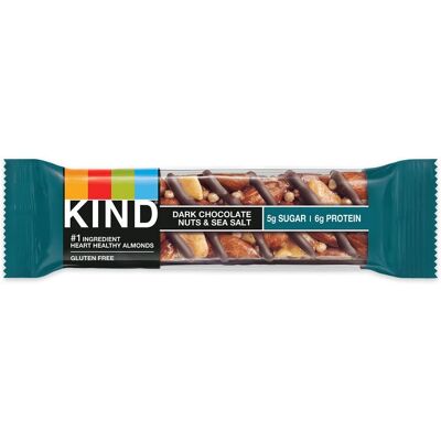 BE-KIND Mørk Sjokolade Nøtter & Havsalt Bar BE-KIND Mørk Sjokolade Nøtter & Havsalt Bar