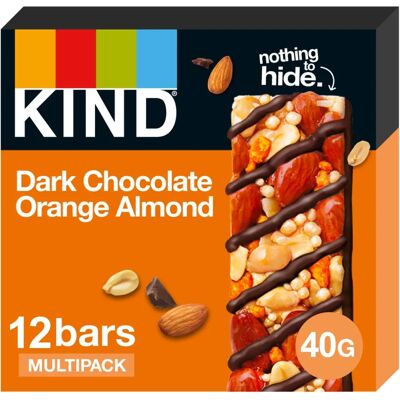 KIND Bars - Dark Chocolate Orange Almond - Snack Bar KIND Bars - Dark Chocolate Orange Almond - Snack Bar
