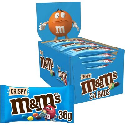 M&M's MMs Crispy Rice Chocolate Bag - Chocolate Candy M&M's MMs Crispy Rice Chocolate Bag - Chocolate Candy