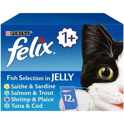 Felix Fish Selection in Jelly Cat Food - Cat Food Felix Fish Selection in Jelly Cat Food - Cat Food