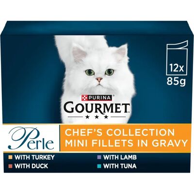 Gourmet Perle Cat Food - Assorted Pouches in Gravy - 12/24 Pack Gourmet Perle Cat Food - Assorted Pouches in Gravy - 12/24 Pack
