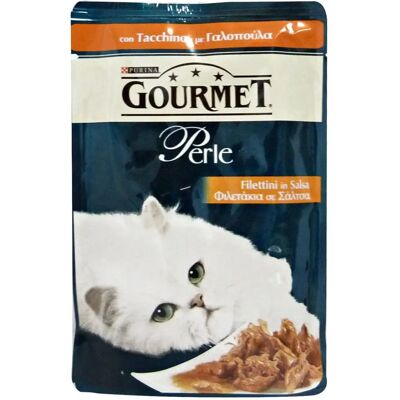 Gourmet Perle - Filettini in Salsa 26x85g per gatti adulti Gourmet Perle - Filettini in Salsa 26x85g per gatti adulti