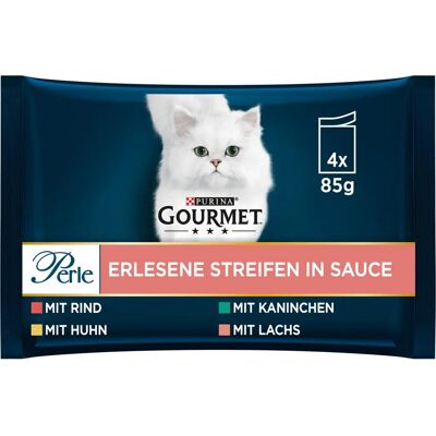 Purina Gourmet - Perle - Nourriture pour chats adultes - Pack de 12 - Publicité Purina Gourmet - Perle - Nourriture pour chats adultes - Pack de 12 - Publicité