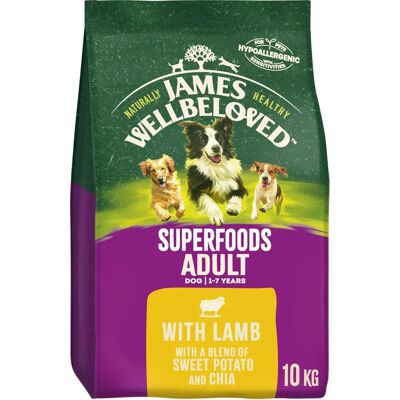 James Wellbeloved Lamb with Potato & Chia Dog Food - 10kg James Wellbeloved Lamb with Potato & Chia Dog Food - 10kg