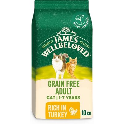 James Wellbeloved - Adult Grain Free Turkey - 10kg - Cat Food James Wellbeloved - Adult Grain Free Turkey - 10kg - Cat Food