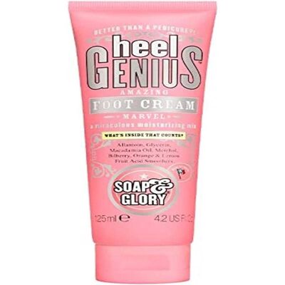 Crème Pieds Heel Genius de Soap & Glory - Soin des pieds - Publicité Crème Pieds Heel Genius de Soap & Glory - Soin des pieds - Publicité