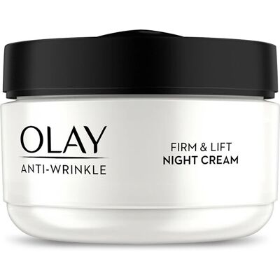 Crème de Nuit Olay Anti-Rides Fermeté & Lift (50 ml) - Publicité Crème de Nuit Olay Anti-Rides Fermeté & Lift (50 ml) - Publicité