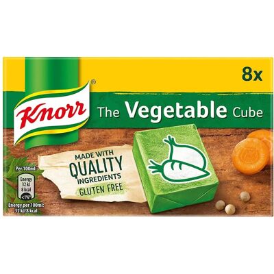 Knorr - Vegetable Stock Cubes - 8 x 10g - Stock Cubes Knorr - Vegetable Stock Cubes - 8 x 10g - Stock Cubes