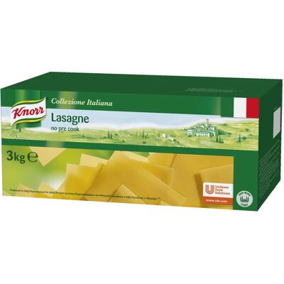 Profesjonalne płaty lasagne Knorr - Suszona makaron - 3kg Profesjonalne płaty lasagne Knorr - Suszona makaron - 3kg
