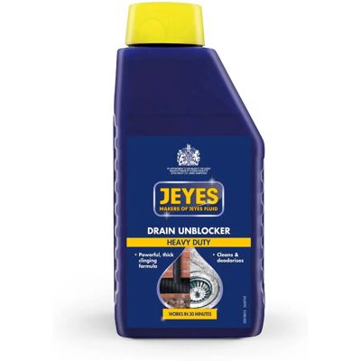 Jeyes Drain Unblocker - Outdoor Cleaning - 1L - Powerful Drain Cleaner Jeyes Drain Unblocker - Outdoor Cleaning - 1L - Powerful Drain Cleaner