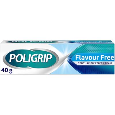 Poligrip Kaarien kiinnityskreemi - 40g - Pikalukki, Maku vapaa, Vahva pito Poligrip Kaarien kiinnityskreemi - 40g - Pikalukki, Maku vapaa, Vahva pito