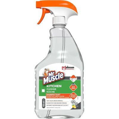 Mr Muscle Kitchen Cleaner - 750ml Trigger Spray - Tough on Grease Mr Muscle Kitchen Cleaner - 750ml Trigger Spray - Tough on Grease