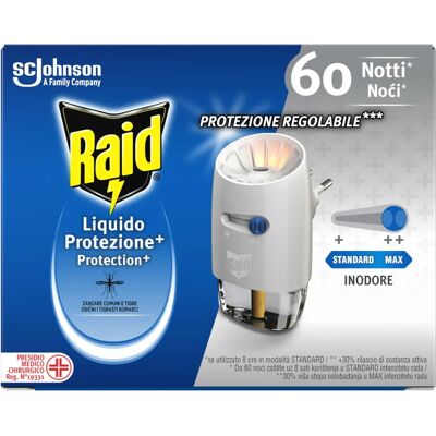 Raid Repellente Elettrico - Protezione 60 Notti Raid Repellente Elettrico - Protezione 60 Notti