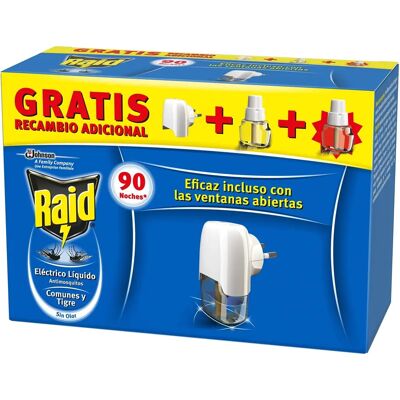 Raid Protectores contra Mosquitos Enchufe + 2 Recambios Raid Protectores contra Mosquitos Enchufe + 2 Recambios