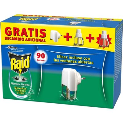 Difusor Eléctrico de Eucalipto Raid - Repelente de Insectos Difusor Eléctrico de Eucalipto Raid - Repelente de Insectos