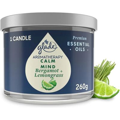 Bougie d'Aromathérapie Glade - Incolore - Apaisante - 37 Heures - Bougie d'Aromathérapie - Publicité Bougie d'Aromathérapie Glade - Incolore - Apaisante - 37 Heures - Bougie d'Aromathérapie - Publicité
