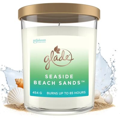 Glade - Large Scented Candle - Seaside Beach Sands - Candle Glade - Large Scented Candle - Seaside Beach Sands - Candle