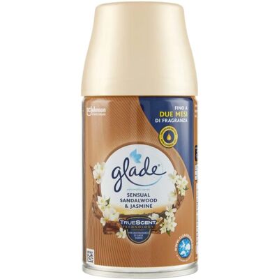 Glade Spray Automatico Sandalo & Gelsomino - Profumatore Glade Spray Automatico Sandalo & Gelsomino - Profumatore