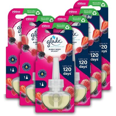 Glade - Plug-in Air Freshener Refill - Bubbly Berry Splash Glade - Plug-in Air Freshener Refill - Bubbly Berry Splash
