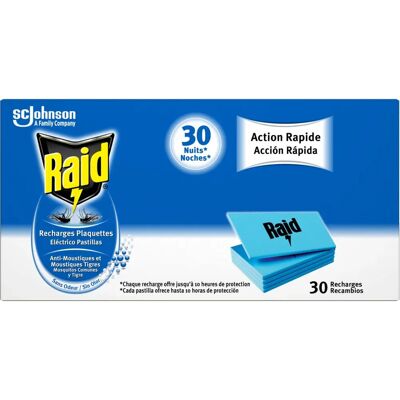 Raid Protección contra Mosquitos Comprimidos - Repelente de Insectos Raid Protección contra Mosquitos Comprimidos - Repelente de Insectos
