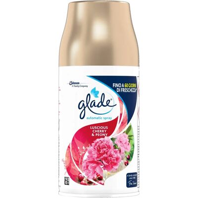 Recharge de Spray Automatique Glade - Cerise & Pivoine - Publicité Recharge de Spray Automatique Glade - Cerise & Pivoine - Publicité