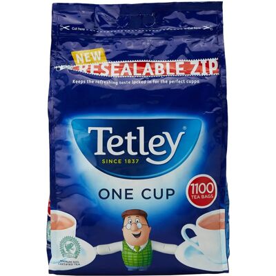 Tetley One Cup Tea Bags - 1100 - Tea Bags Tetley One Cup Tea Bags - 1100 - Tea Bags