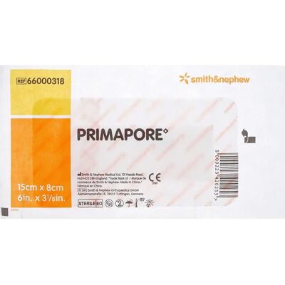 Smith & Nephew Primapore - 15cm x 8cm - Packung 20 Smith & Nephew Primapore - 15cm x 8cm - Packung 20