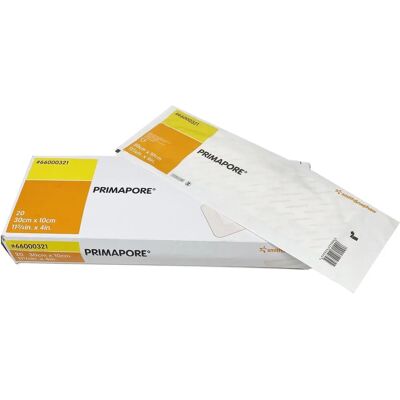 Pansement adhésif Primapore de Smith & Nephew - 30cm x 10cm, Pack de 20 - Publicité Pansement adhésif Primapore de Smith & Nephew - 30cm x 10cm, Pack de 20 - Publicité