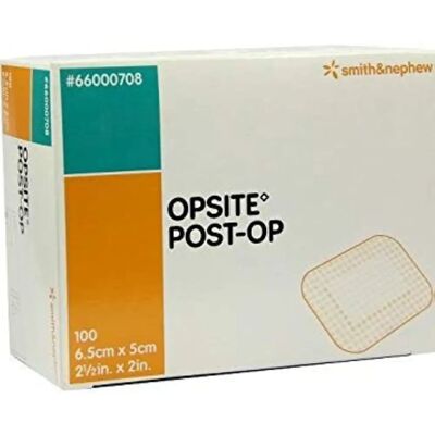 Smith & Nephew OPSITE Post-Op 6,5 x 5 cm Wasser- und Bakteriendichter Folienverband - Wundmanagement Smith & Nephew OPSITE Post-Op 6,5 x 5 cm Wasser- und Bakteriendichter Folienverband - Wundmanagement