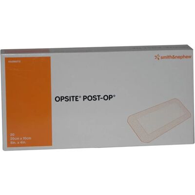 Smith & Nephew Gestion des plaies OPSITE Post-OP 10x20 cm - Pansement - Publicité Smith & Nephew Gestion des plaies OPSITE Post-OP 10x20 cm - Pansement - Publicité