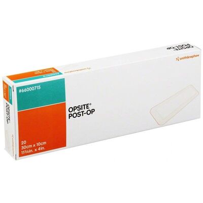Smith & Nephew Opsite Post-Op 10cm x 30cm Bandage - Pansement post-opératoire - Publicité Smith & Nephew Opsite Post-Op 10cm x 30cm Bandage - Pansement post-opératoire - Publicité